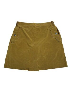Athleta Skirt Women's Size 12, Dark Golden Rod Color, Attached Shorts Under